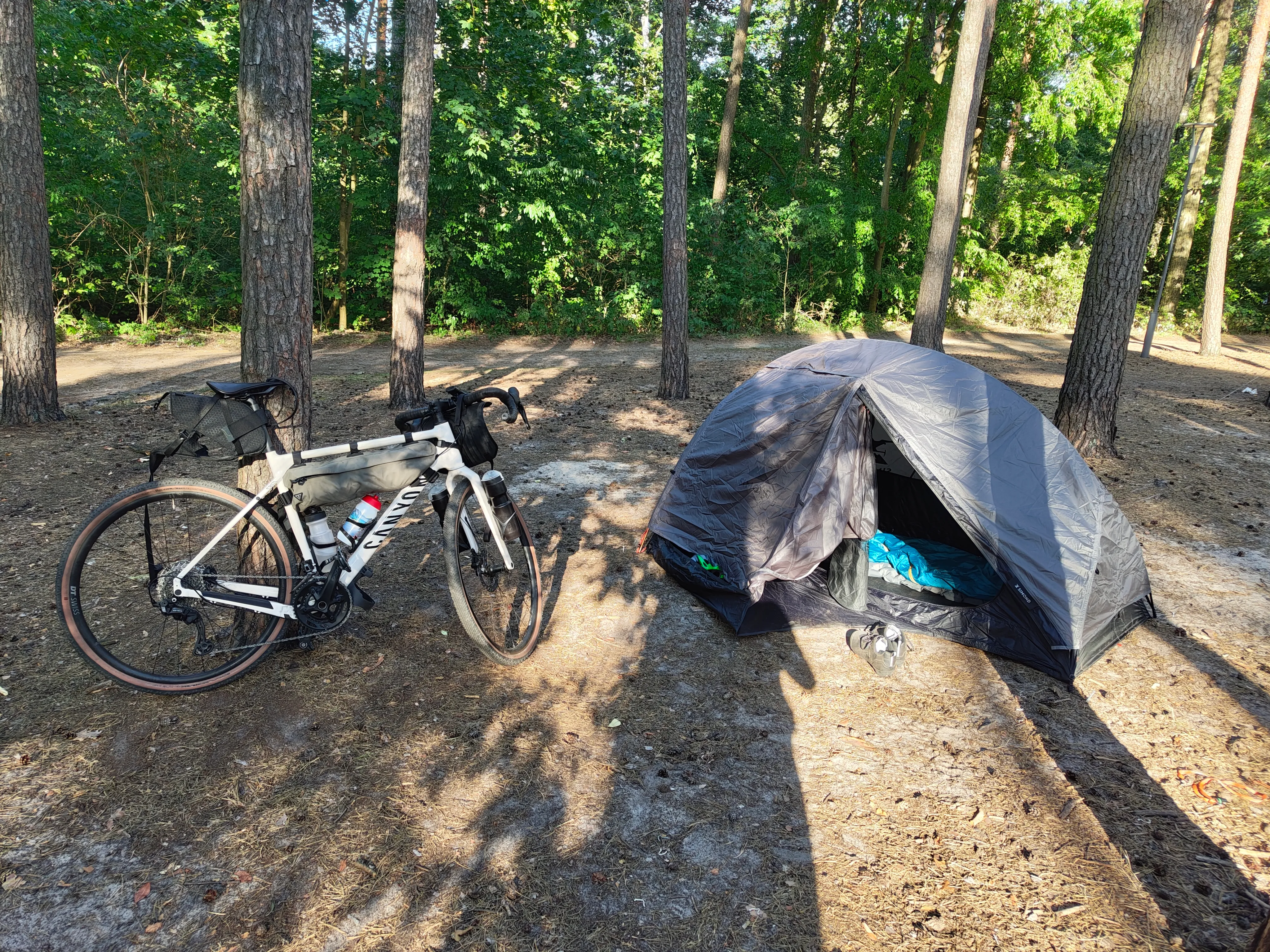 My first time Bikepacking