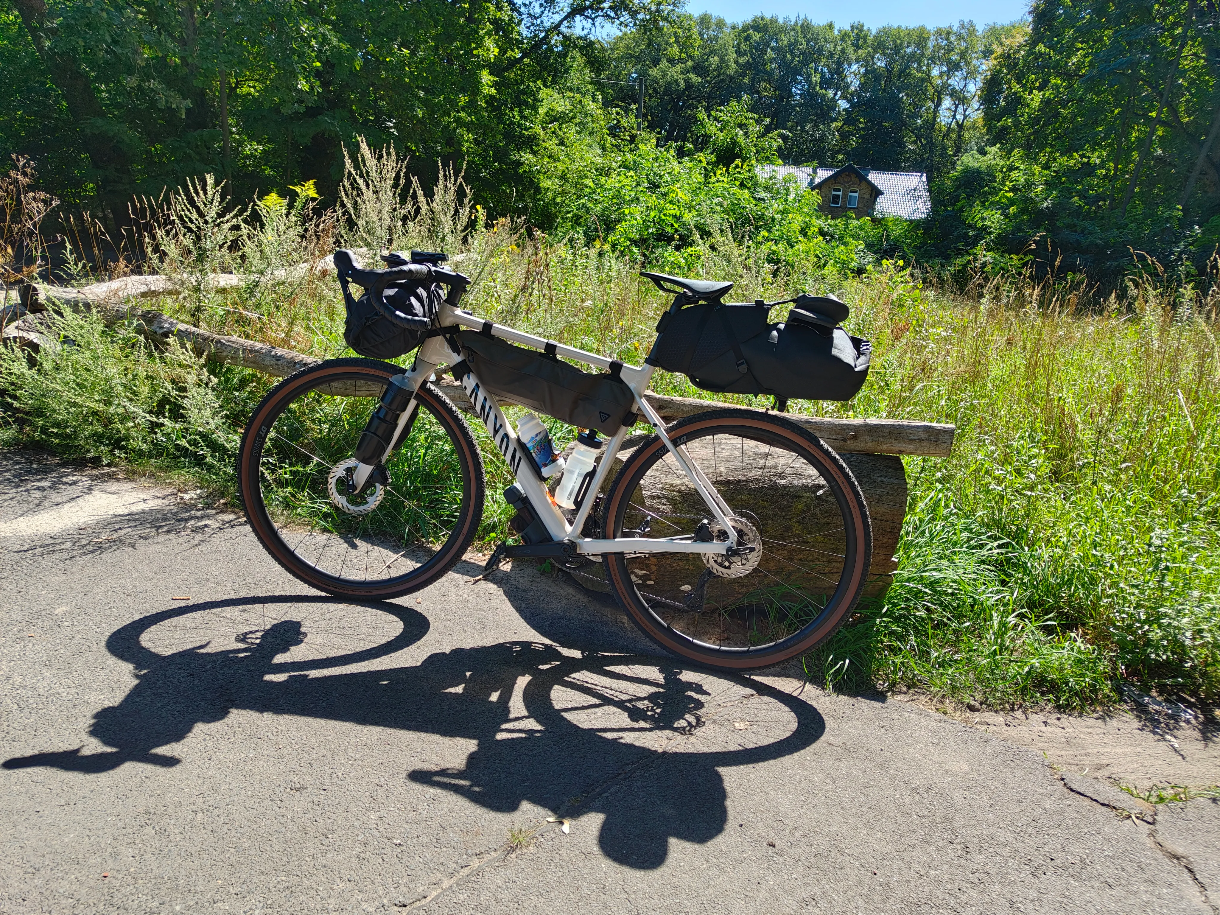 My bike during a break