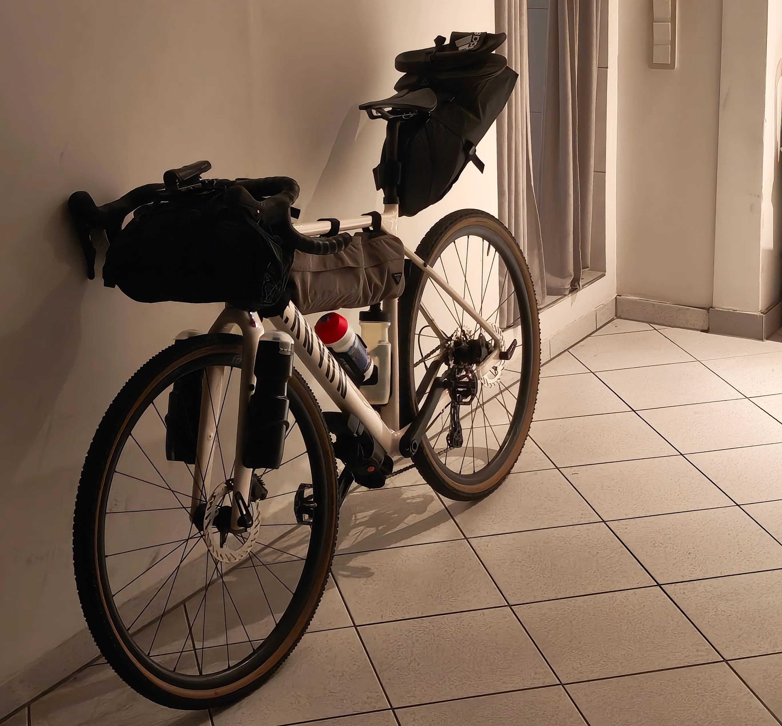 My fully loaded gravel bike